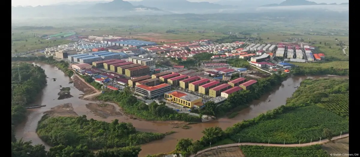 The ‘KK Park’ scam compound in Myanmar (source: Stefan Czimmek/DW)