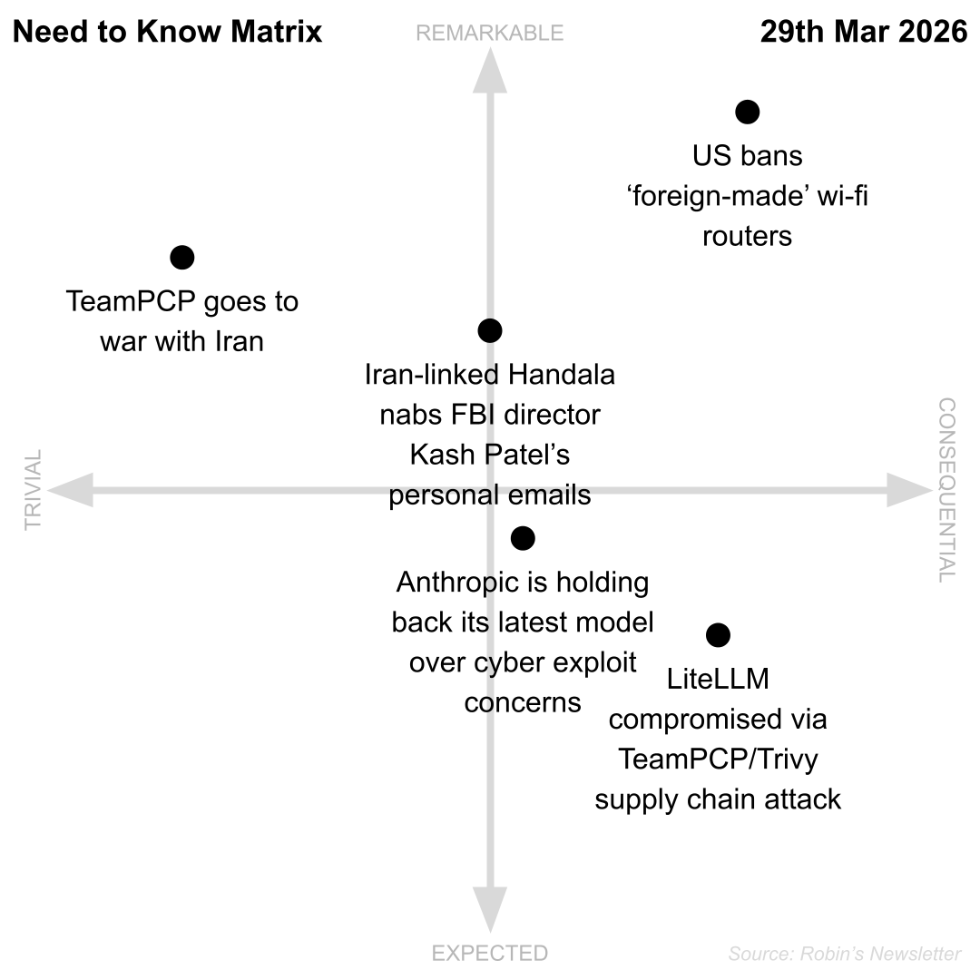 Need to Know, 29th March 2026